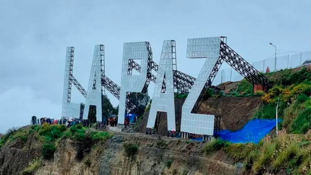 LA ALCALDÍA DICE QUE EL LETRERO ‘LA PAZ’ BUSCA GENERAR INGRESOS DE $US 2 MIL MILLONES EN TURISMO